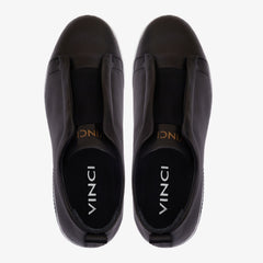 The Urgup Black Sneaker - Vinci Leather