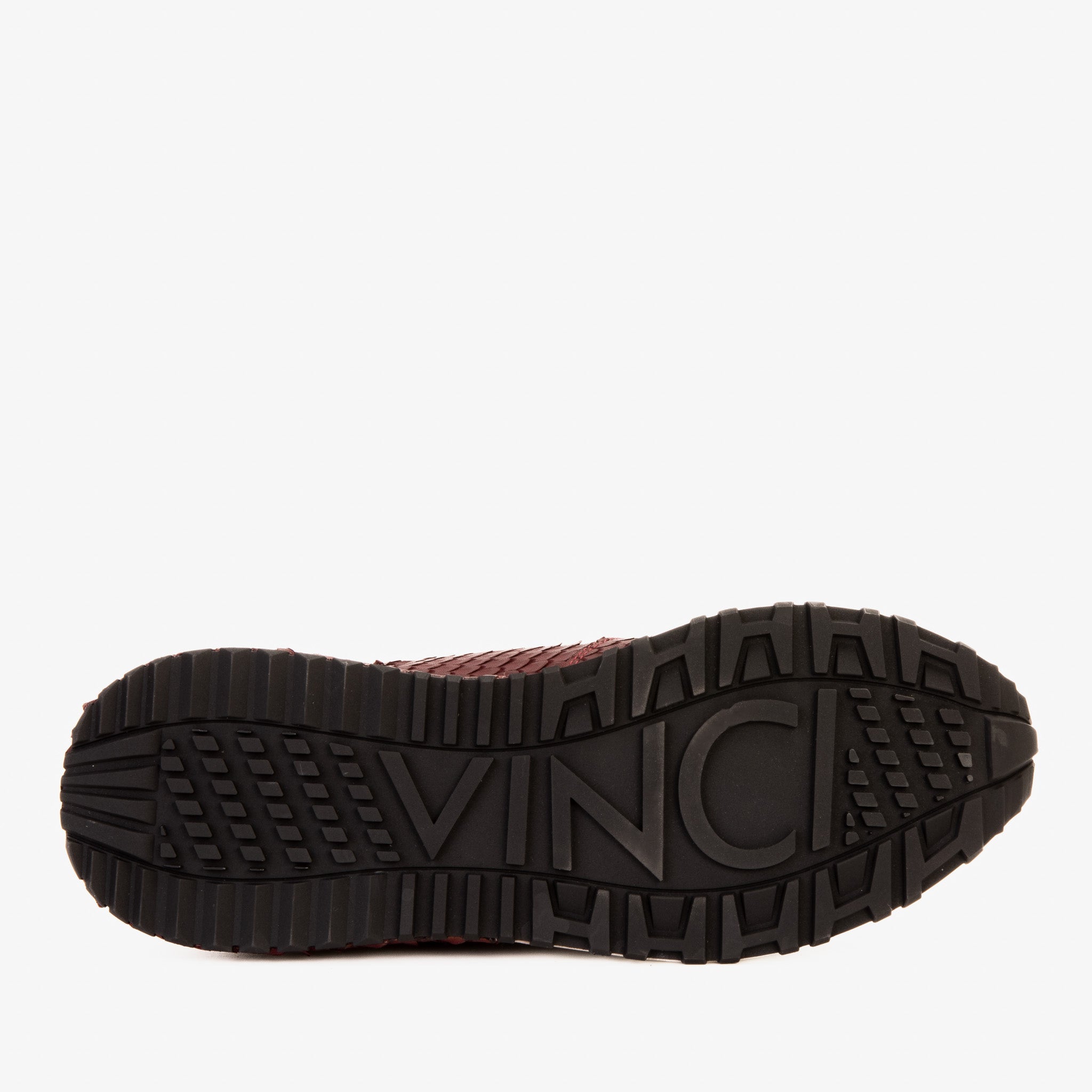 The Majesty Burgundy Leather Sneaker - Vinci Leather