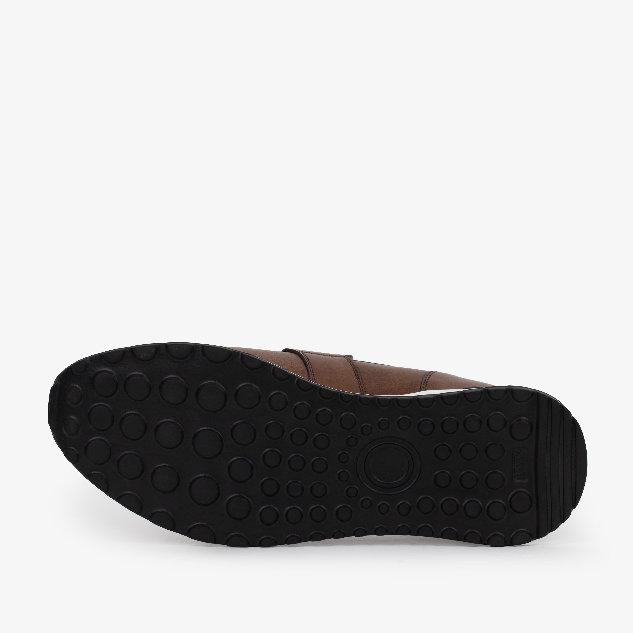 The Lara Tan Leather Sneaker - Vinci Leather