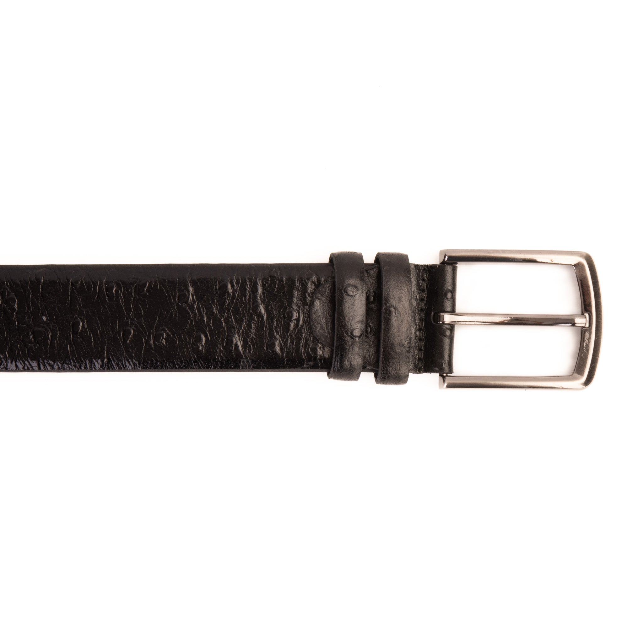 The Johannesburg Black Leather Belt - Vinci Leather