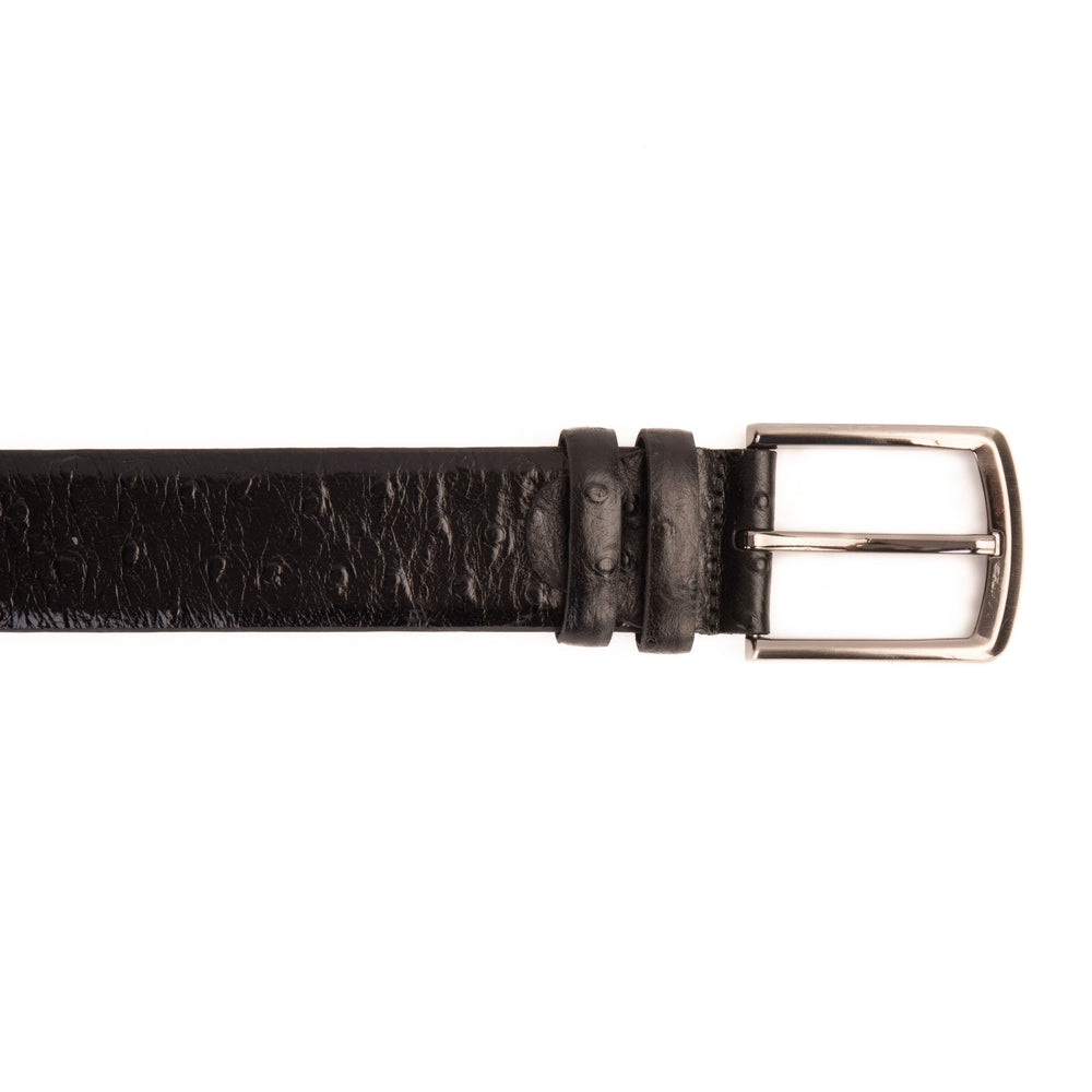 The Johannesburg Black Leather Belt - Vinci Leather