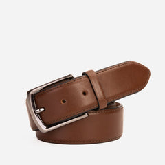 The Bogota Brown Calfskin Belt - Vinci Leather