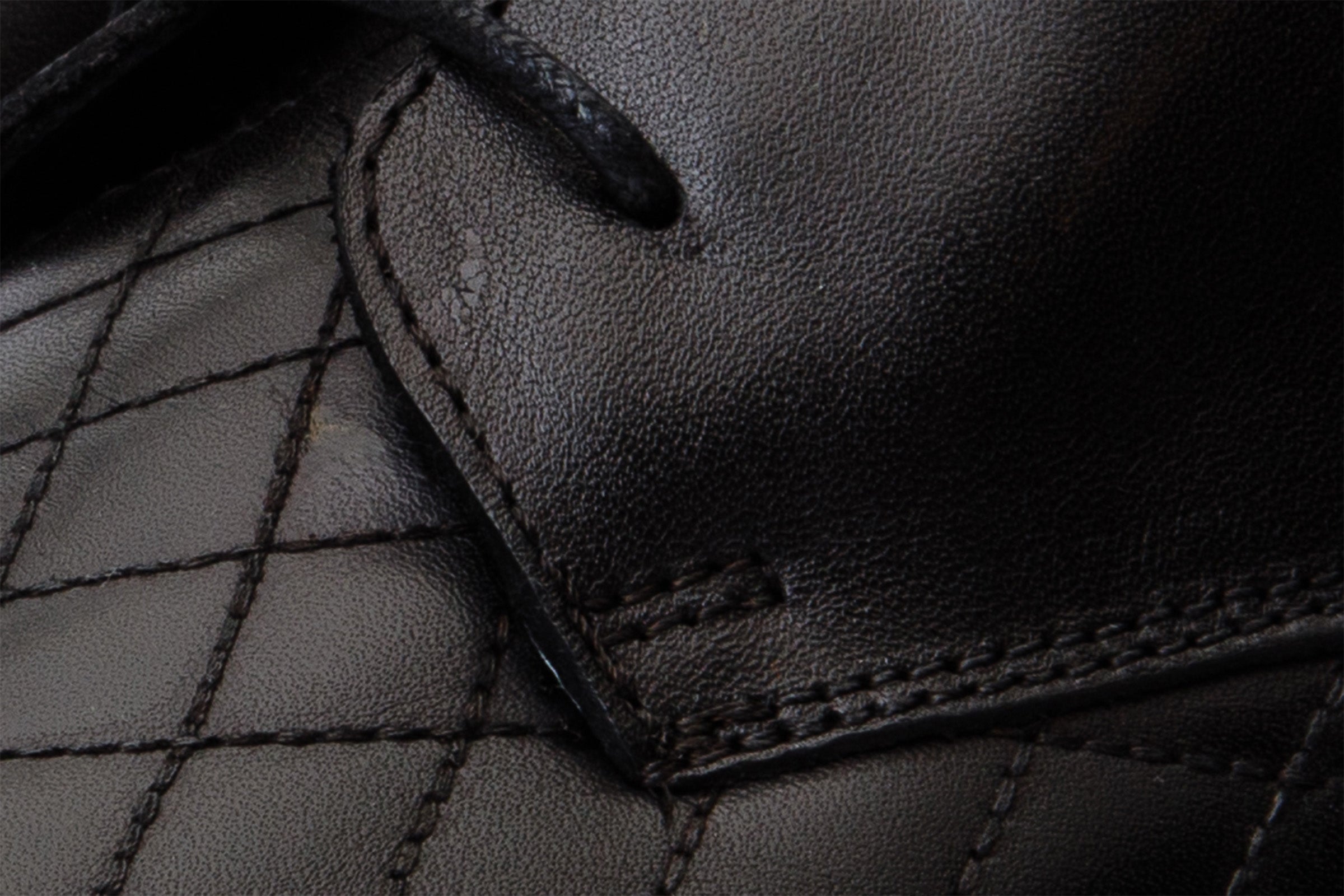 The Zeus Black Leather Lace-Up Boot with a Zipper - Vinci Leather
