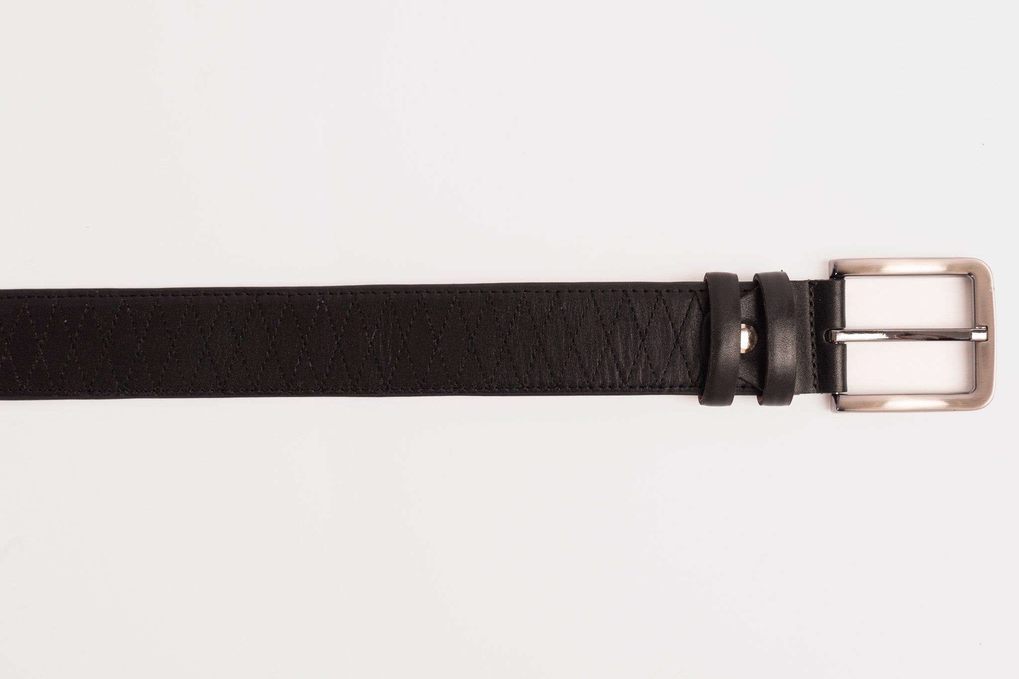 The Adler Black Leather Belt - Vinci Leather