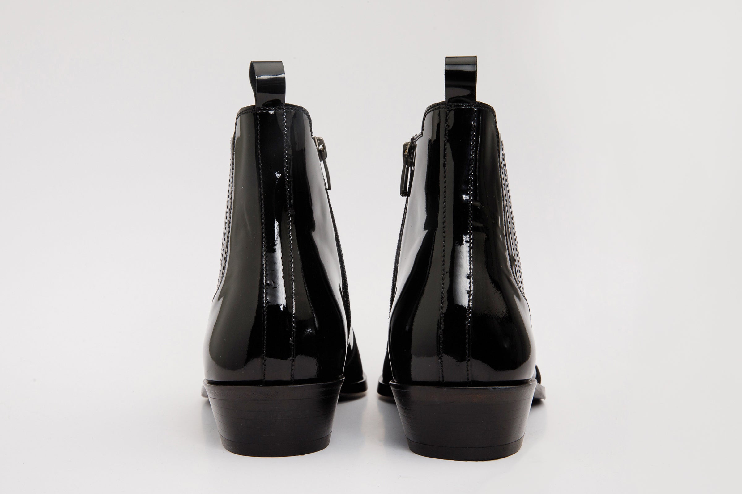 The Sorhag Black Suede Leather Dress Boot - Vinci Leather