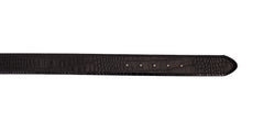 The Monaco Black Leather Belt - Vinci Leather
