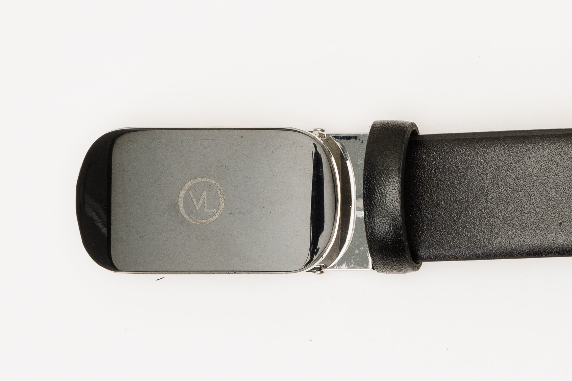 The Marzano Black Color Calfskin  Belt - Vinci Leather