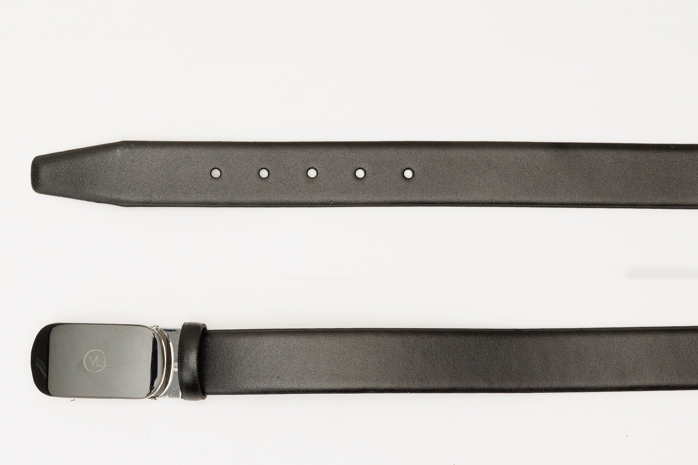 The Marzano Black Color Calfskin  Belt - Vinci Leather