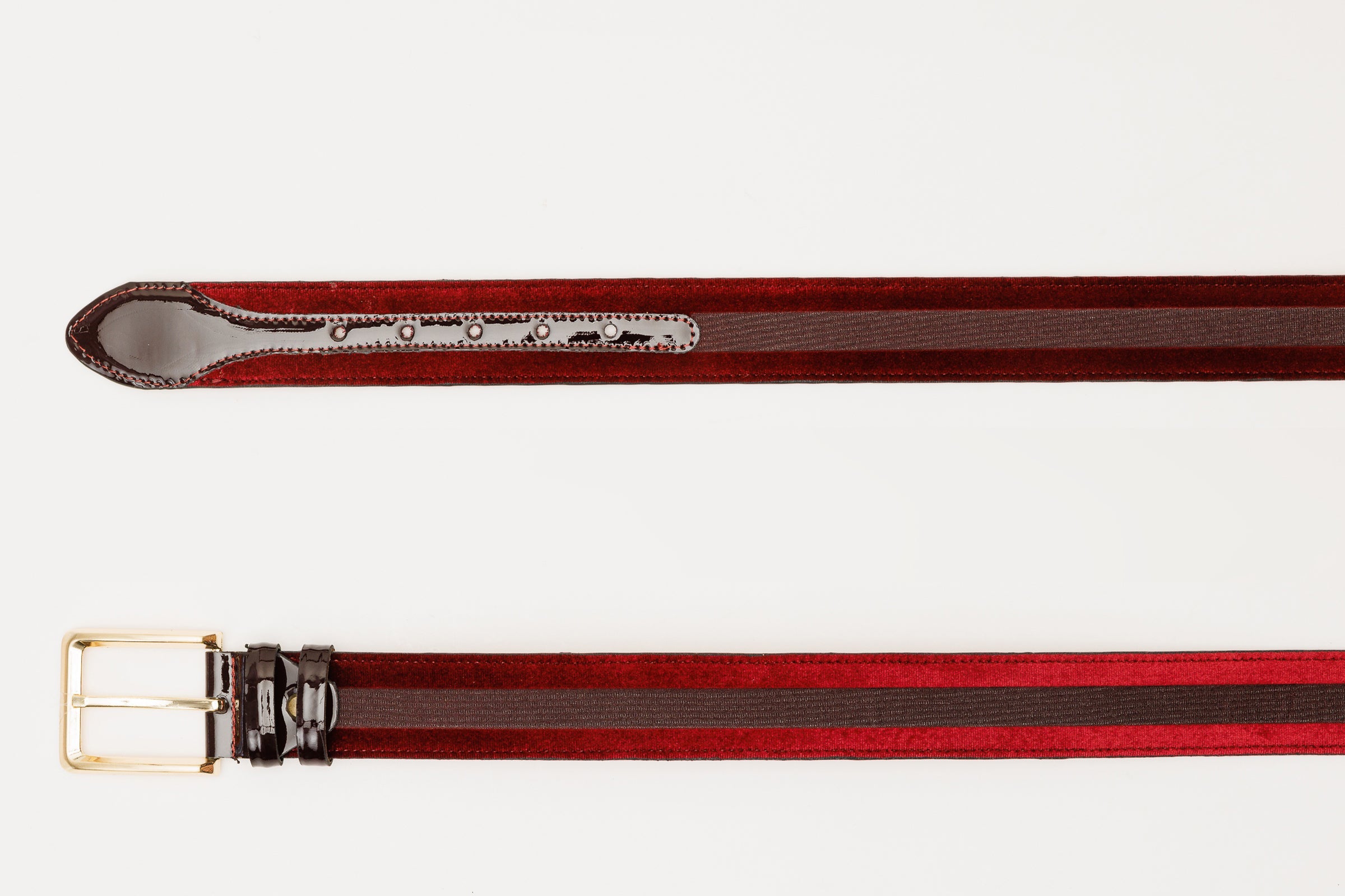 The Pontalto Burgundy Leather Belt - Vinci Leather