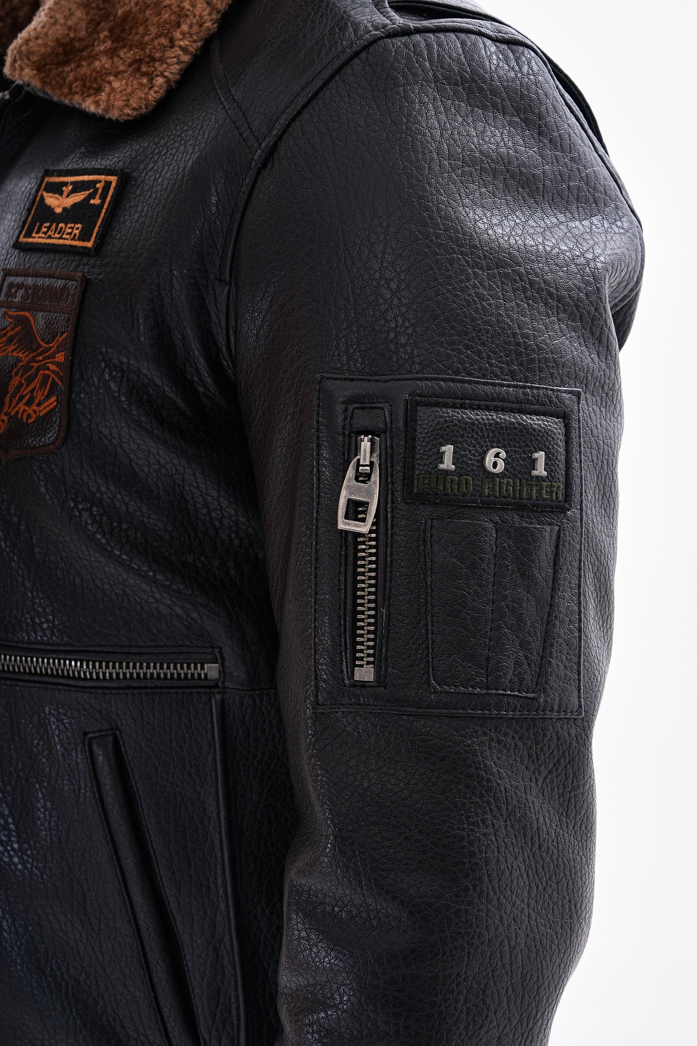 The Northway Black Lambskin Leather Jacket - Vinci Leather