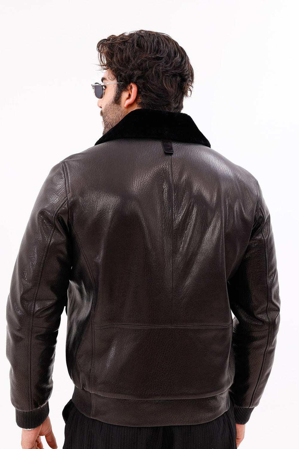 The Ardent Black Lambskin Leather Jacket - Vinci Leather