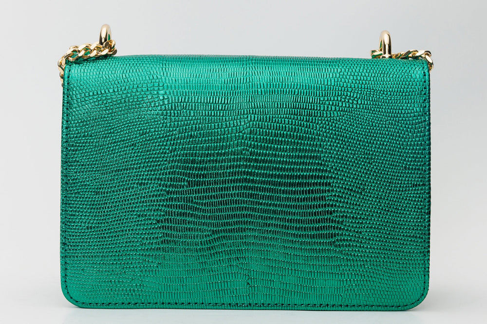 The Maple Green Leather Handbag - Vinci Leather
