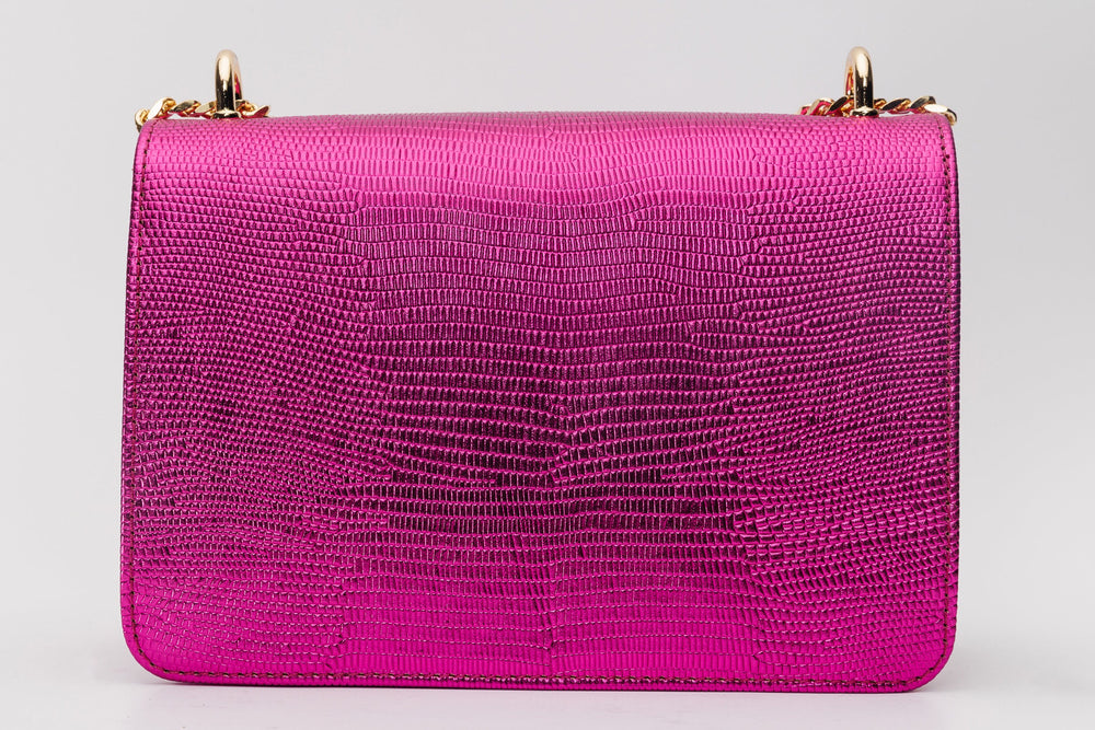 The Maple Fuchsia Leather Handbag - Vinci Leather