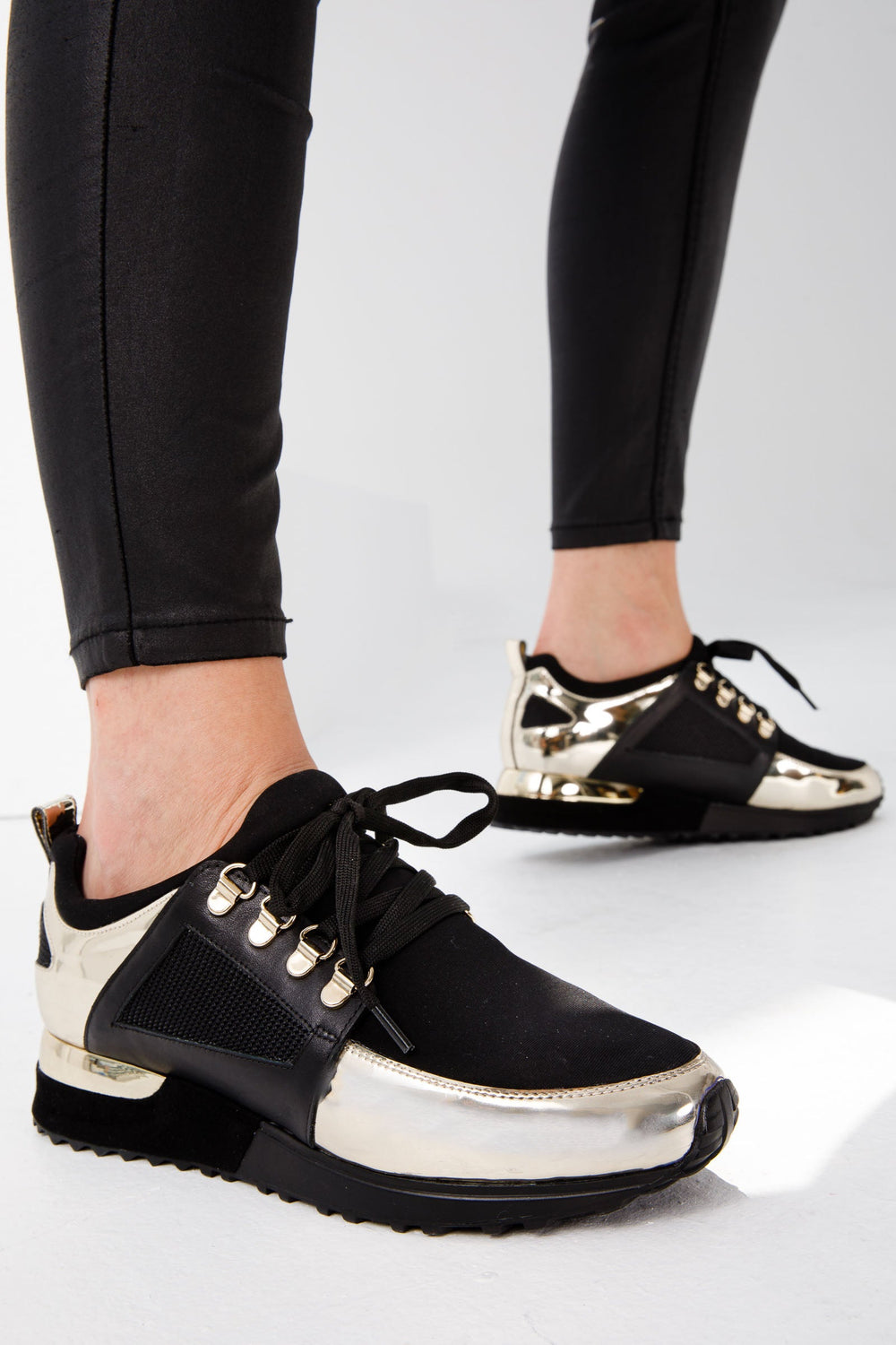 The Emir Gold Leather Sneaker Limited Edition - Vinci Leather