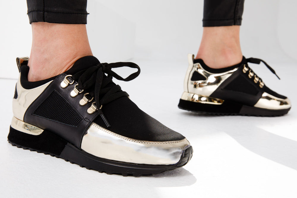 The Emir Gold Leather Sneaker Limited Edition - Vinci Leather