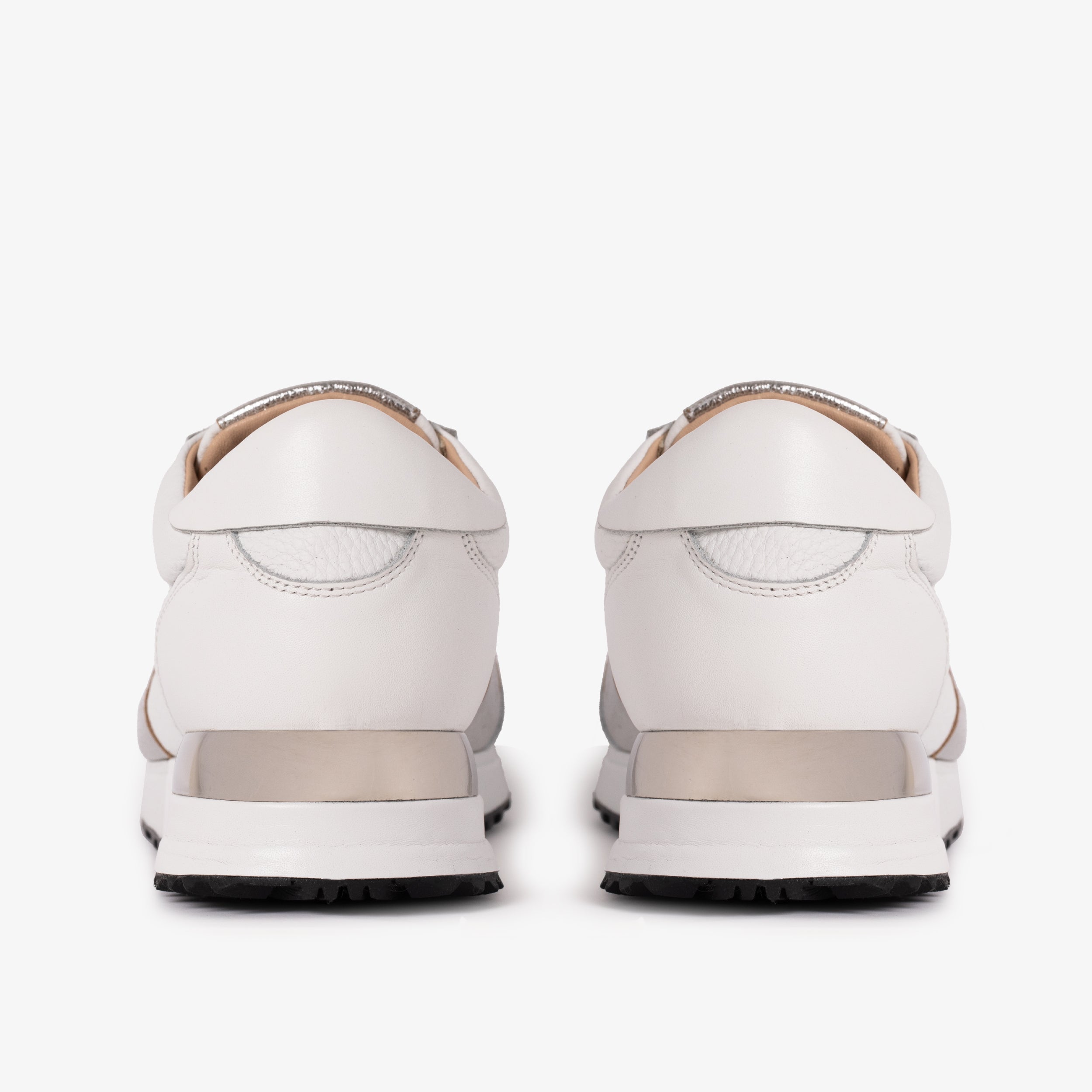 The Masal White Leather Sneaker - Vinci Leather