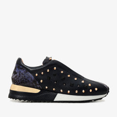 The Infanta Navy Spike Leather Sneaker Limited Edition - Vinci Leather