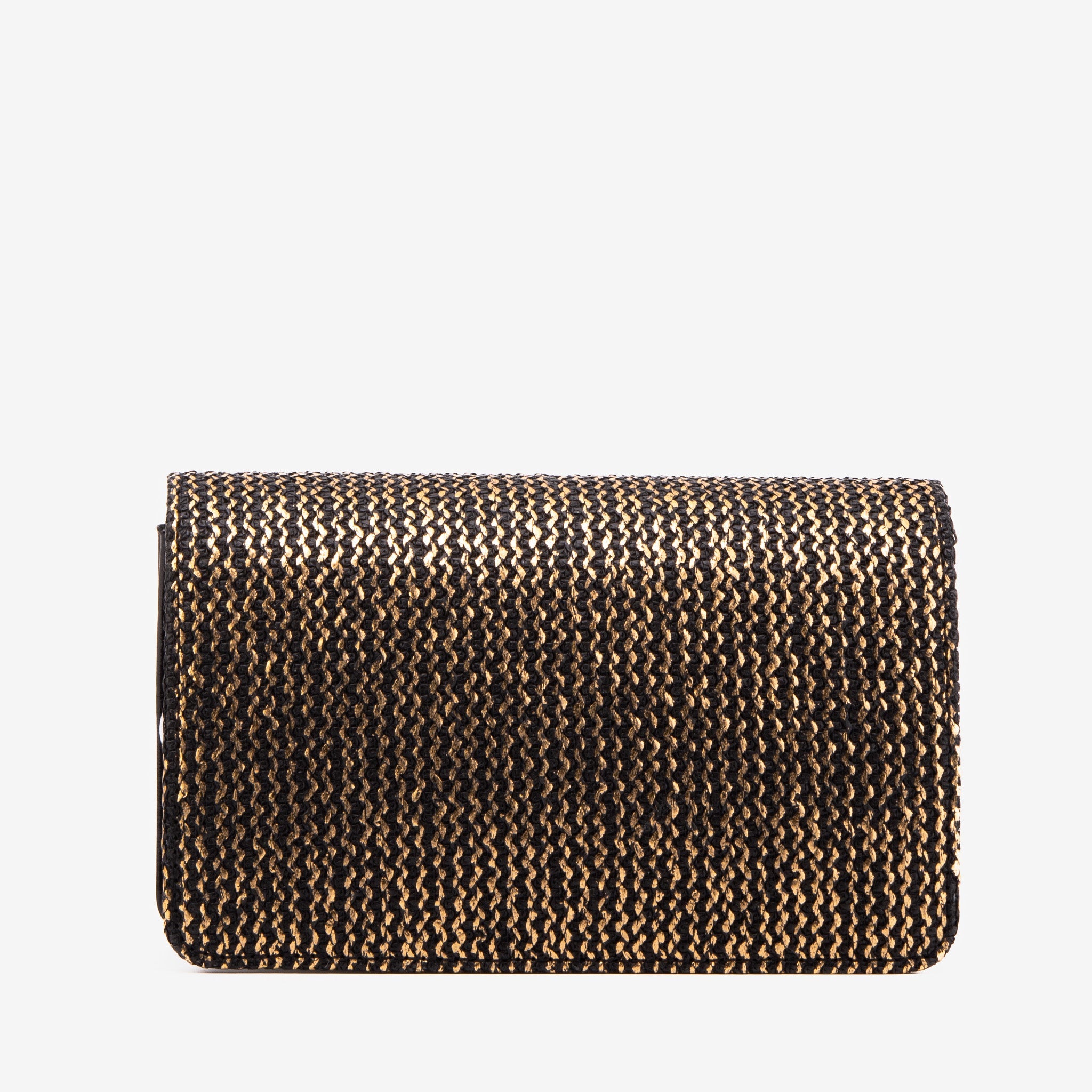 The Valencia Black Gold Handbag - Vinci Leather
