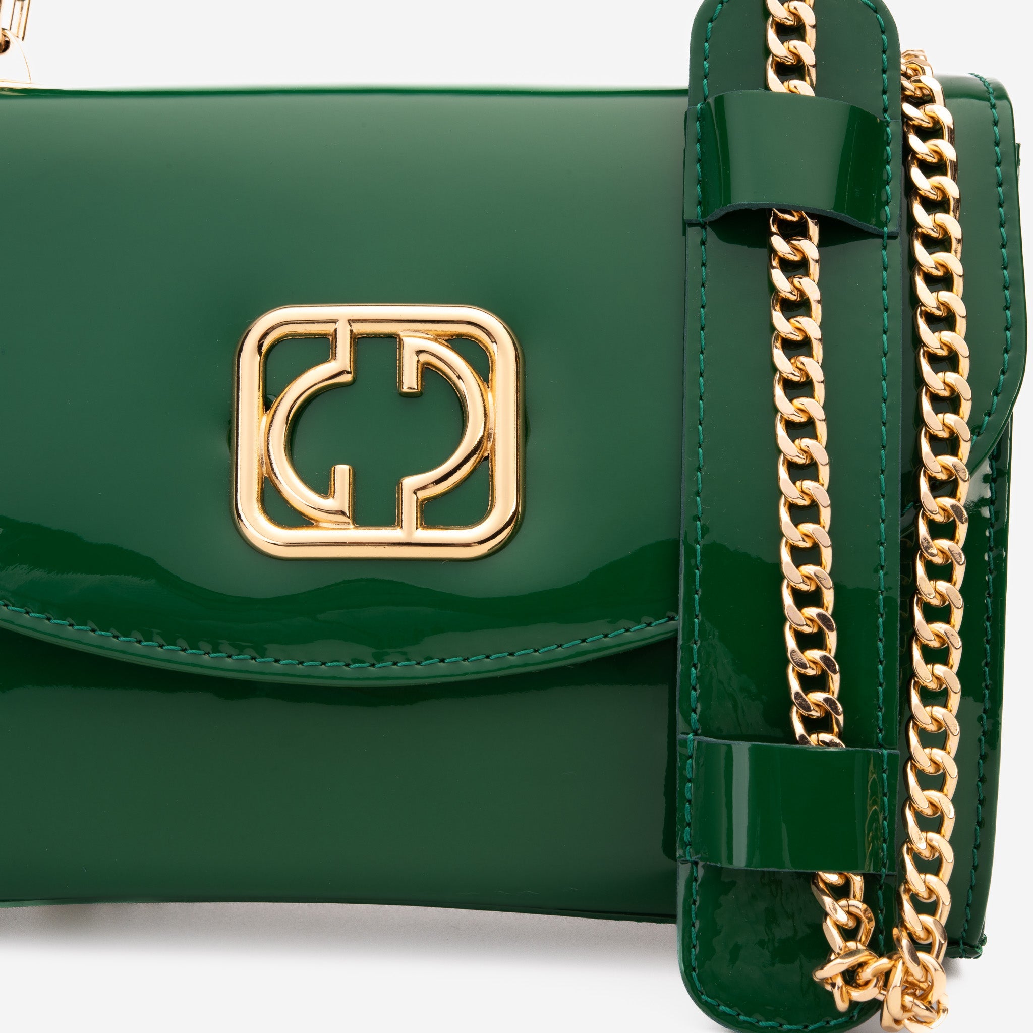 The Rosalinda Green Leather Handbag - Vinci Leather