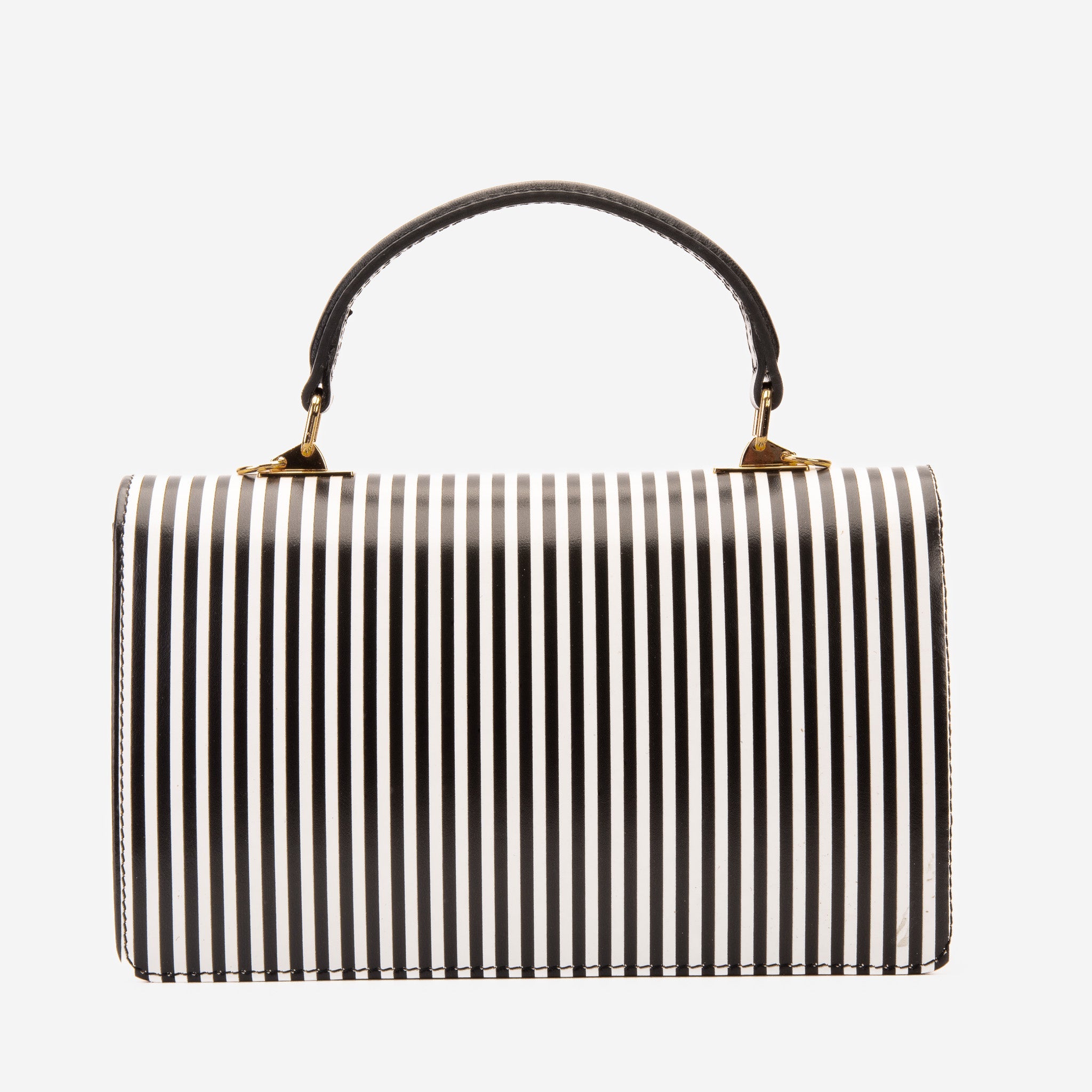 The Santa Amaro Striped Leather Handbag - Vinci Leather