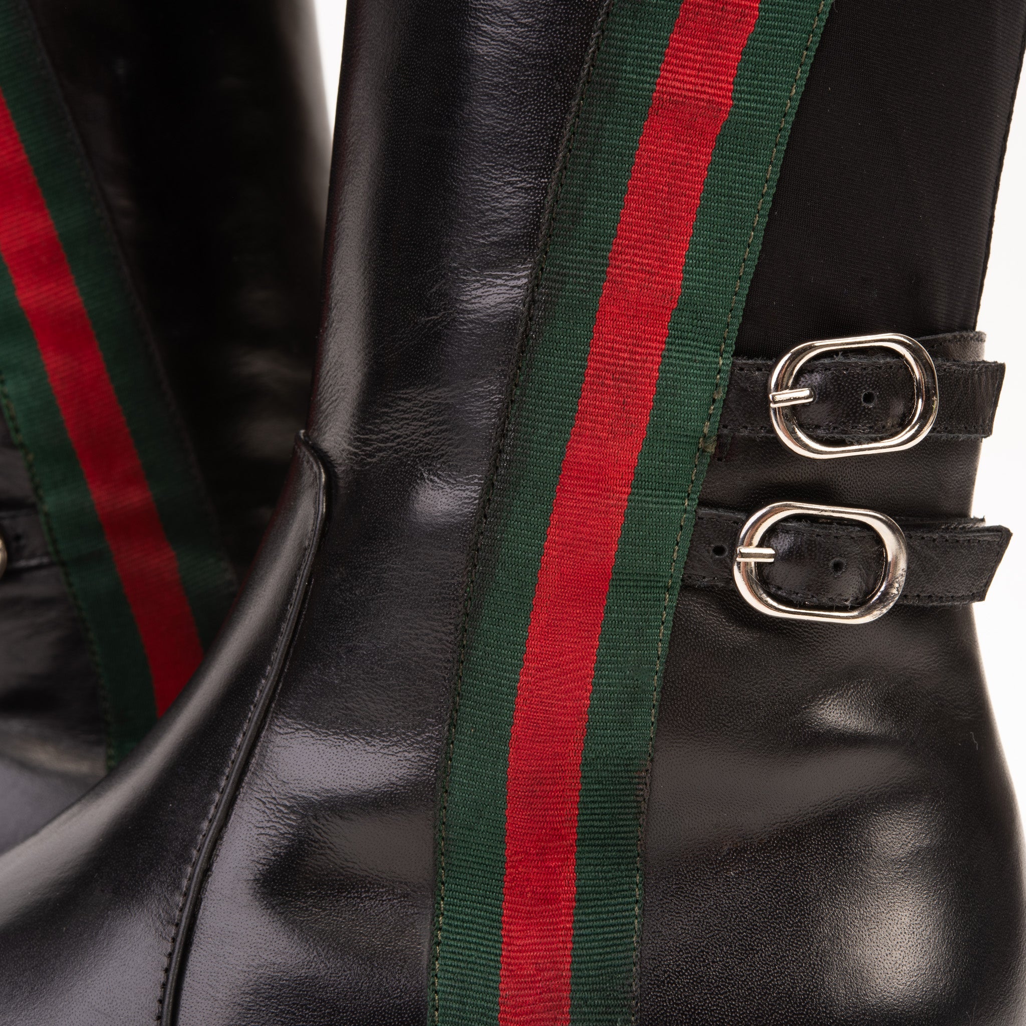 The Manhattan Luxe Black Leather Knee - High Boot - Vinci Leather