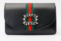 The Afega Black Leather Handbag - Vinci Leather