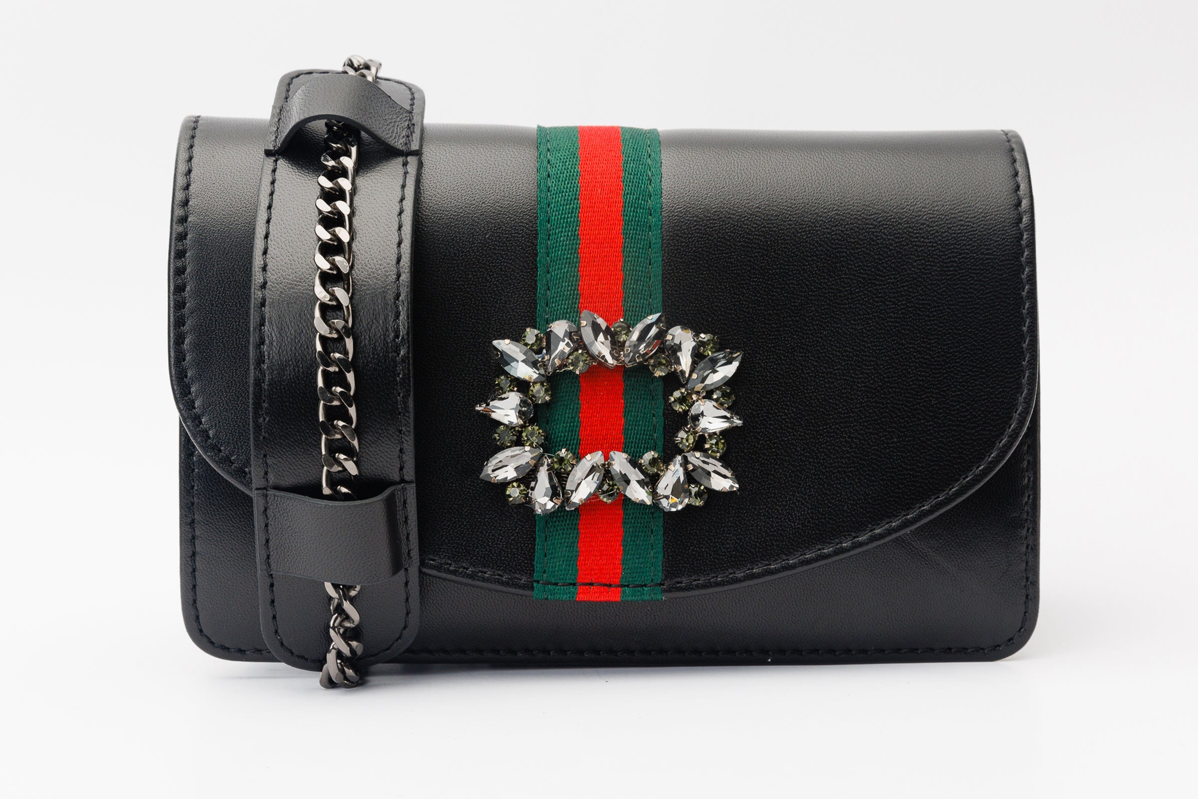 The Afega Black Leather Handbag - Vinci Leather