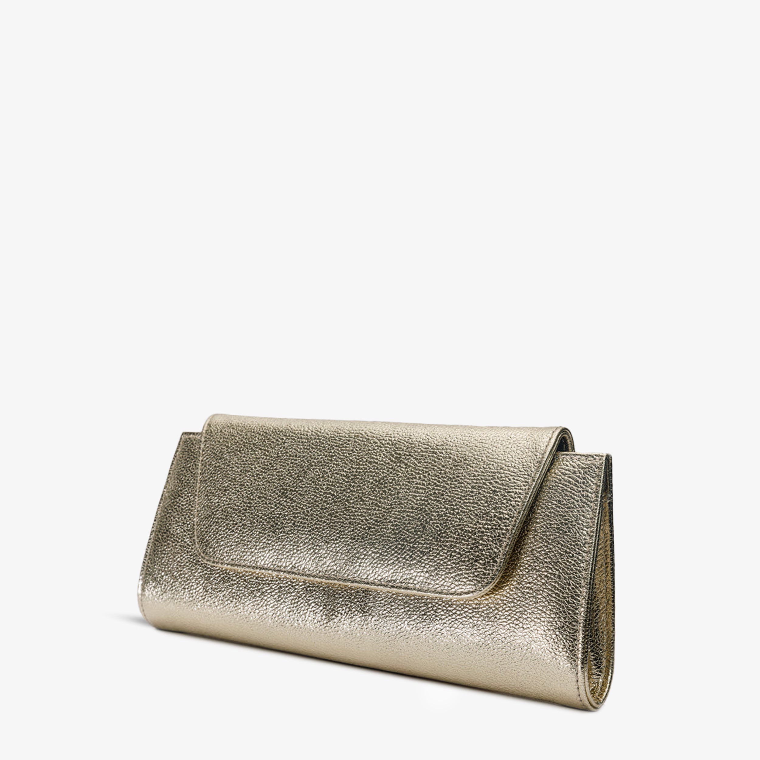The Ege Gold Leather Clutch - Vinci Leather