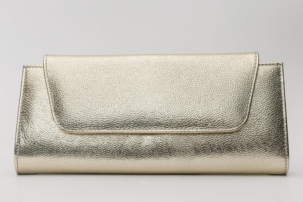 The Ege Gold Leather Clutch - Vinci Leather