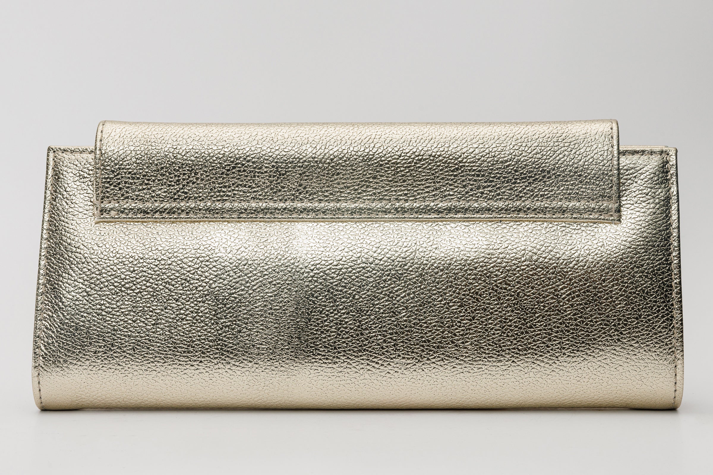 The Ege Gold Leather Clutch - Vinci Leather