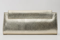 The Ege Gold Leather Clutch - Vinci Leather