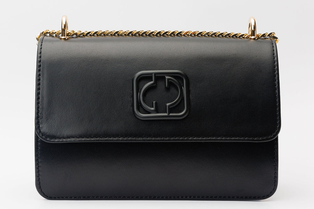 The Maneadero Black Leather Handbag - Vinci Leather