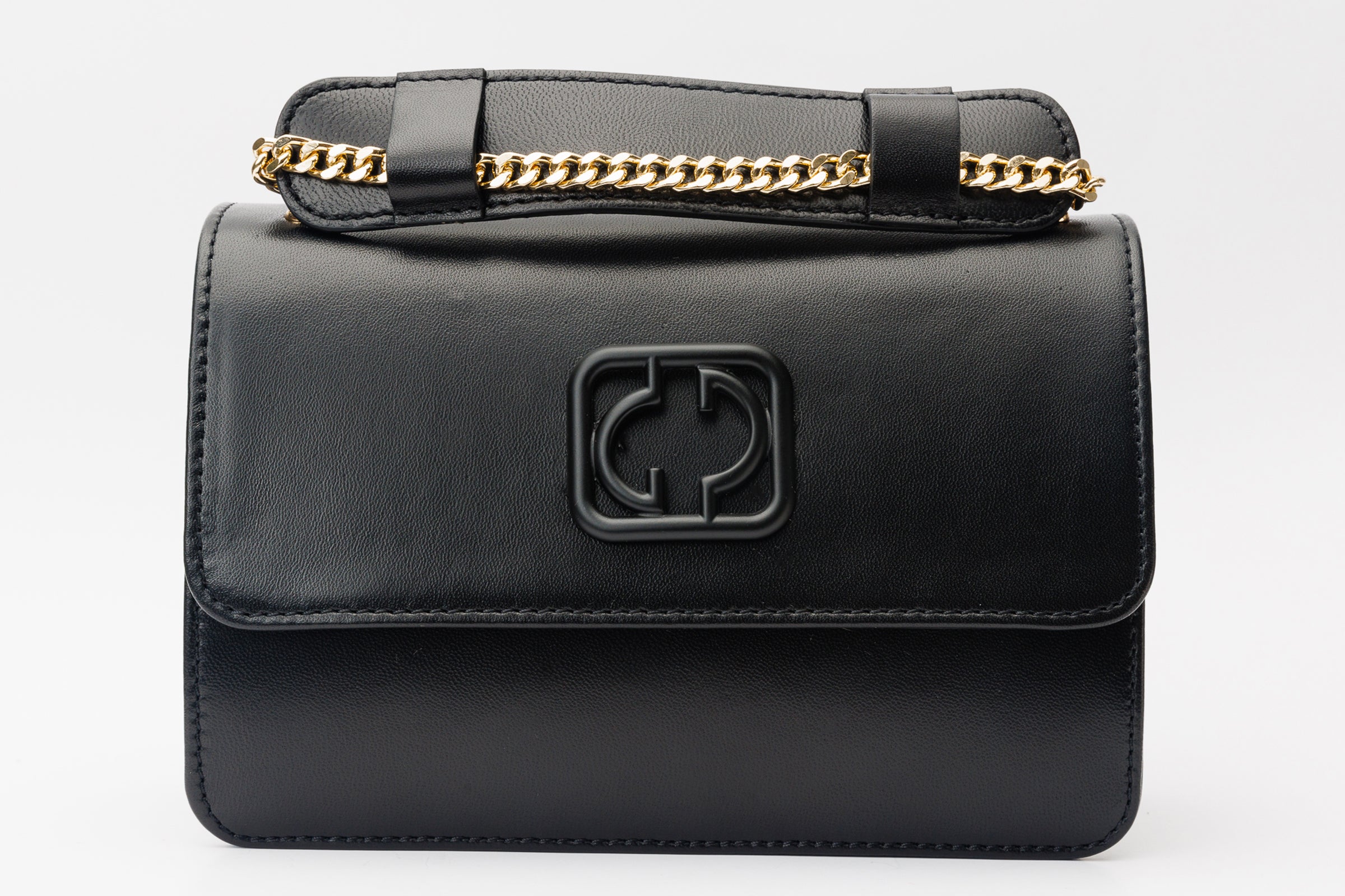 The Maneadero Black Leather Handbag - Vinci Leather