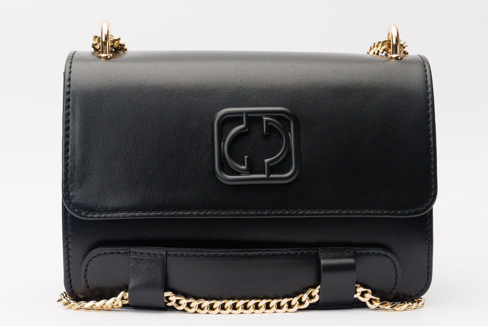 The Maneadero Black Leather Handbag - Vinci Leather