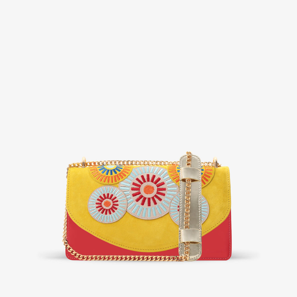 The Parama Yellow Leather Handbag - Vinci Leather