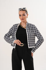 The Elvaris Reversible White Leather Jacket - Vinci Leather