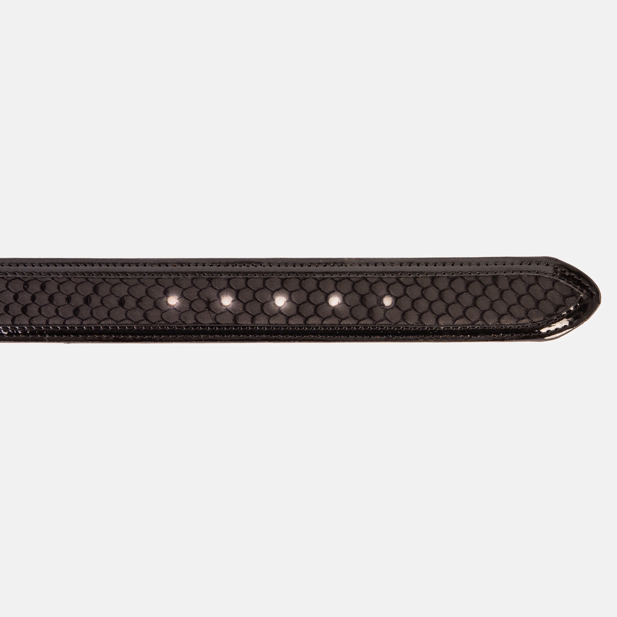 The Imperial Black Leather Belt - Vinci Leather
