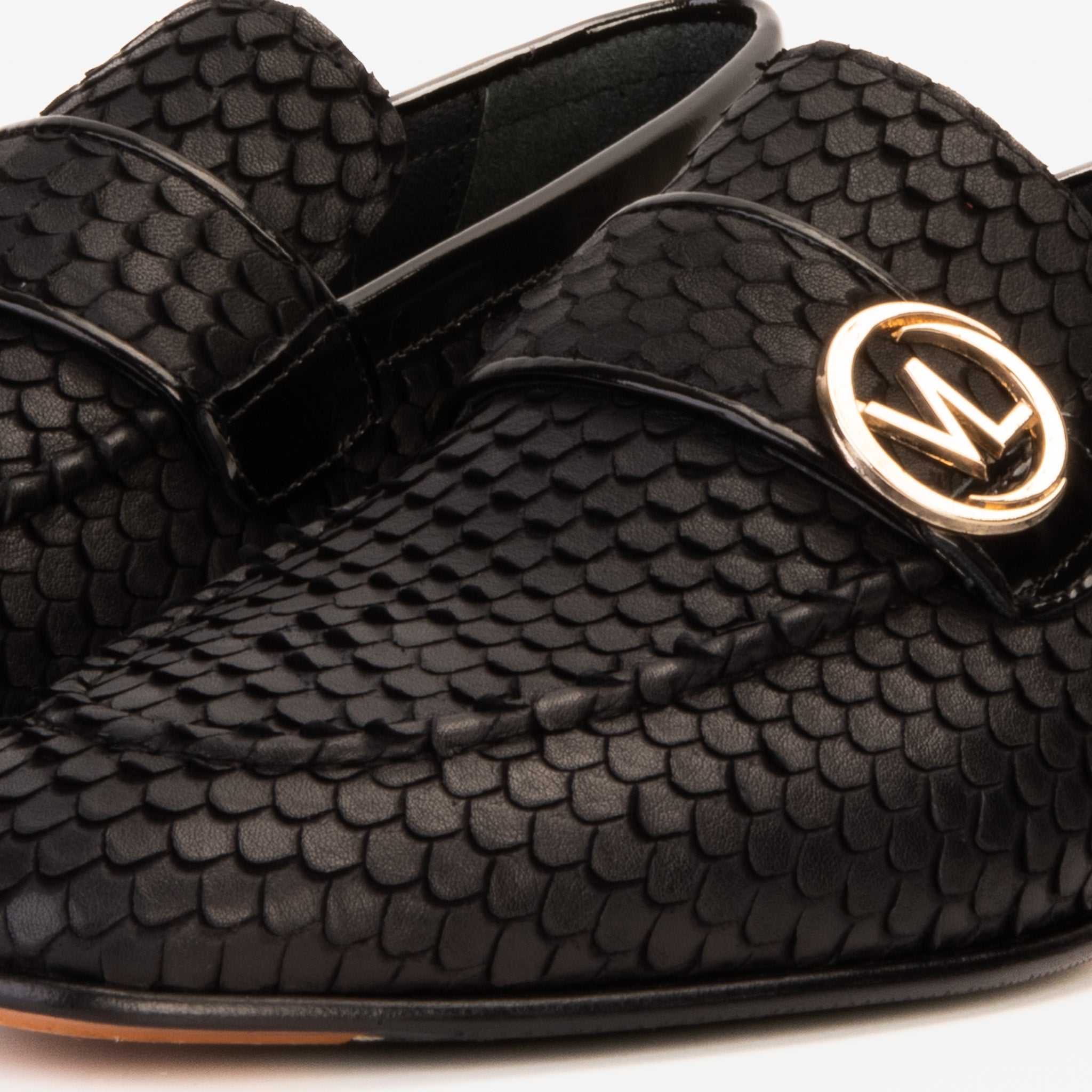 The Monarch Black Leather Dress Shoe - Vinci Leather