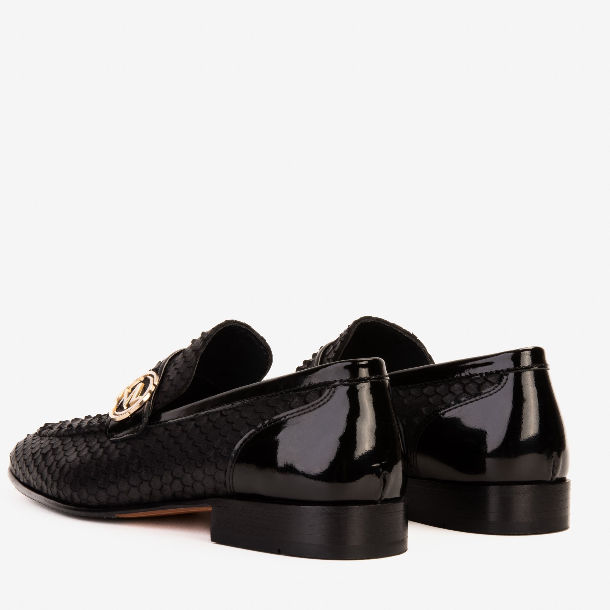 The Monarch Black Leather Dress Shoe - Vinci Leather