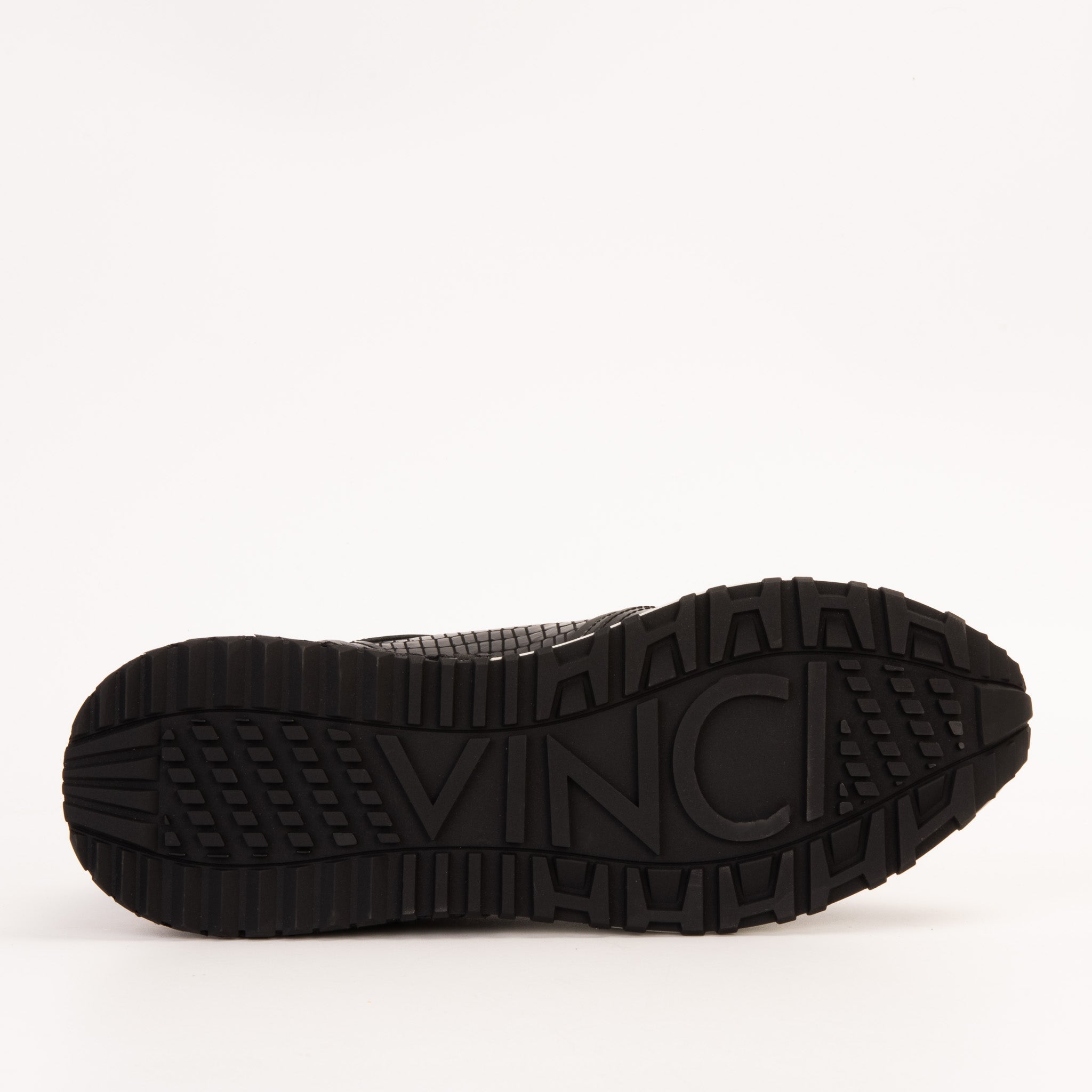 The Empire Black Leather Sneaker - Vinci Leather