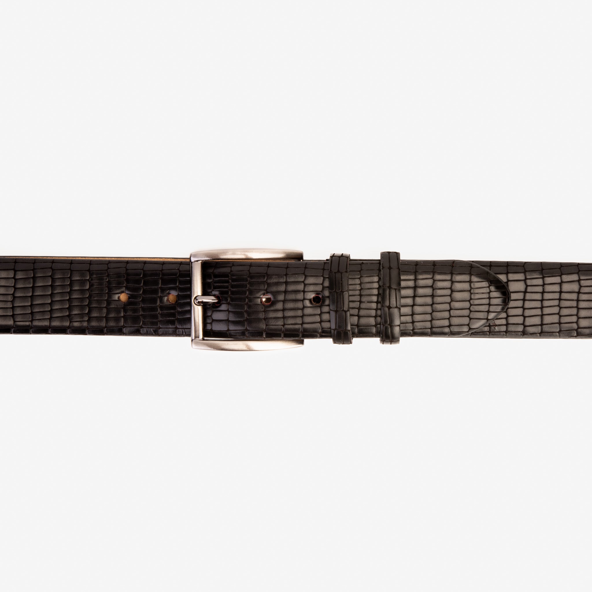 The Empire Black Leather Belt - Vinci Leather