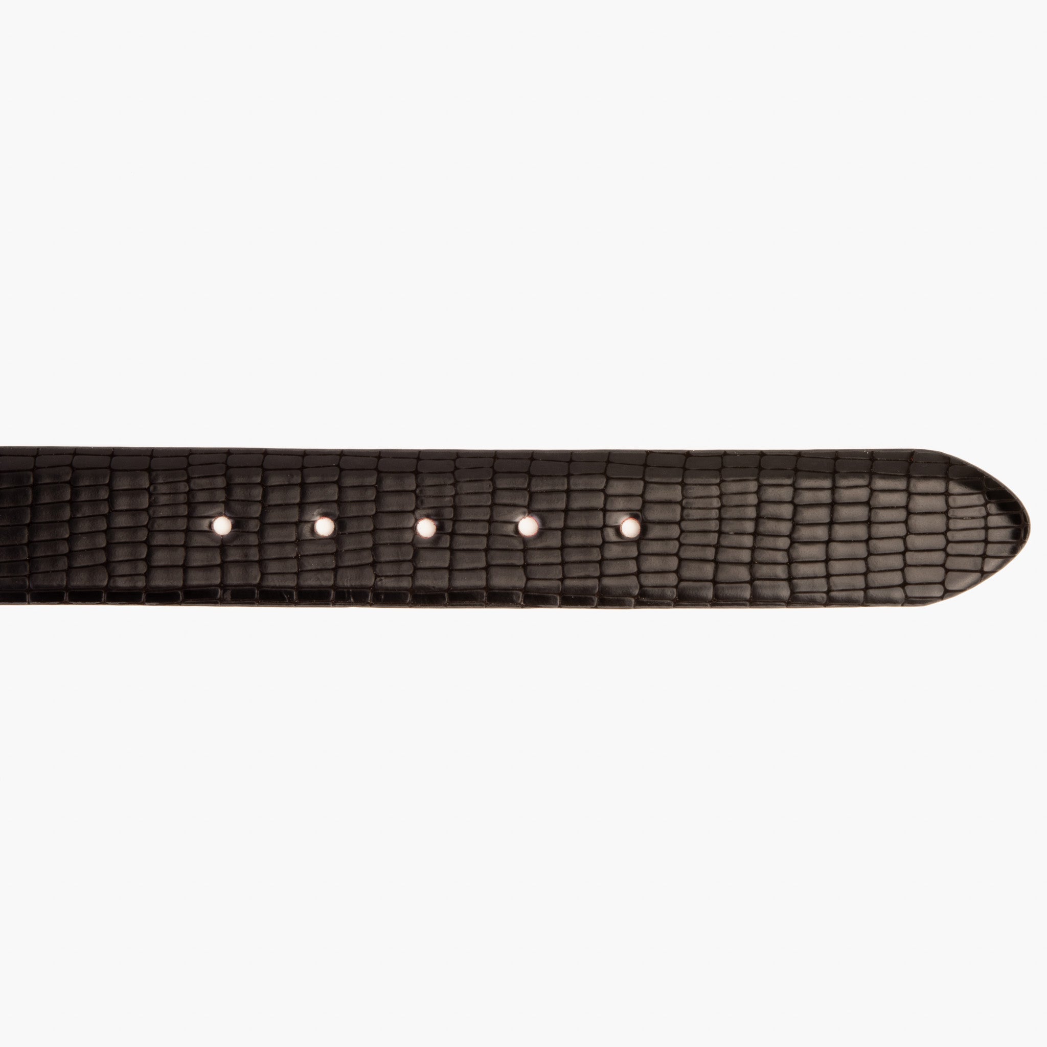 The Empire Black Leather Belt - Vinci Leather