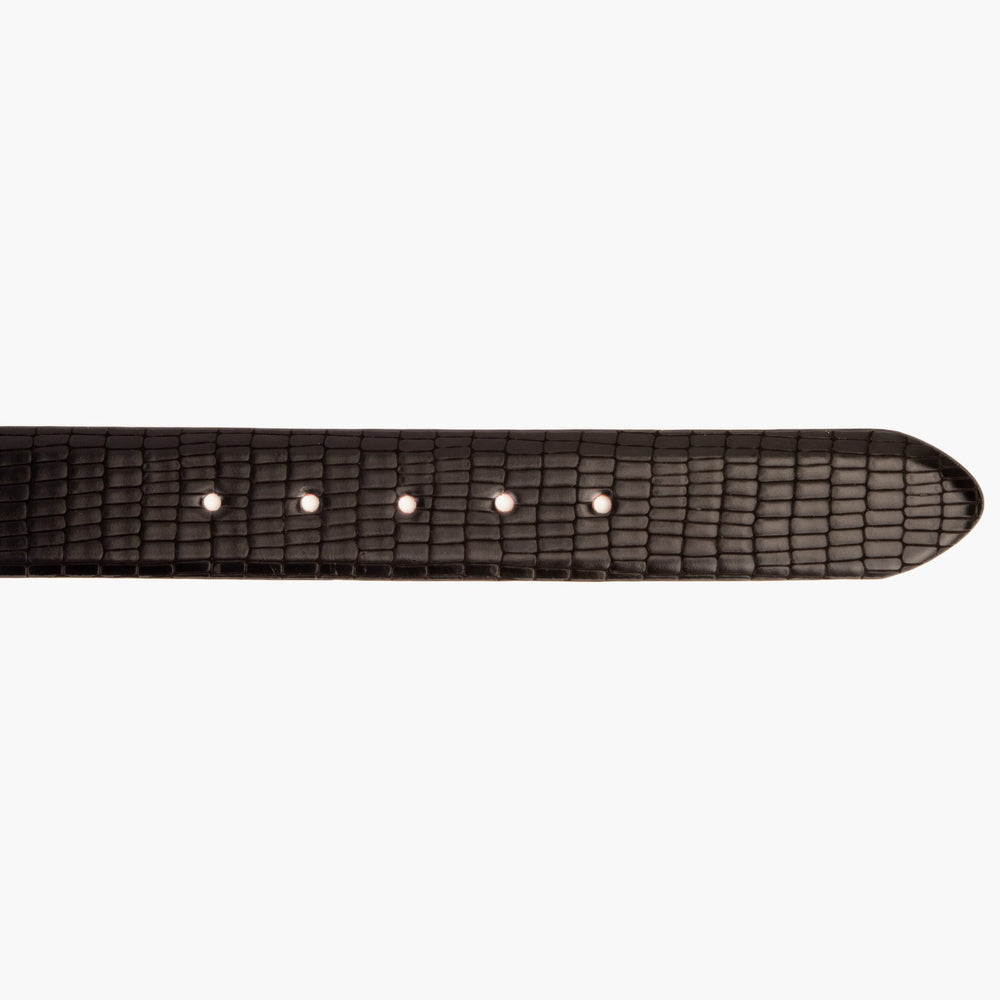 The Empire Black Leather Belt - Vinci Leather