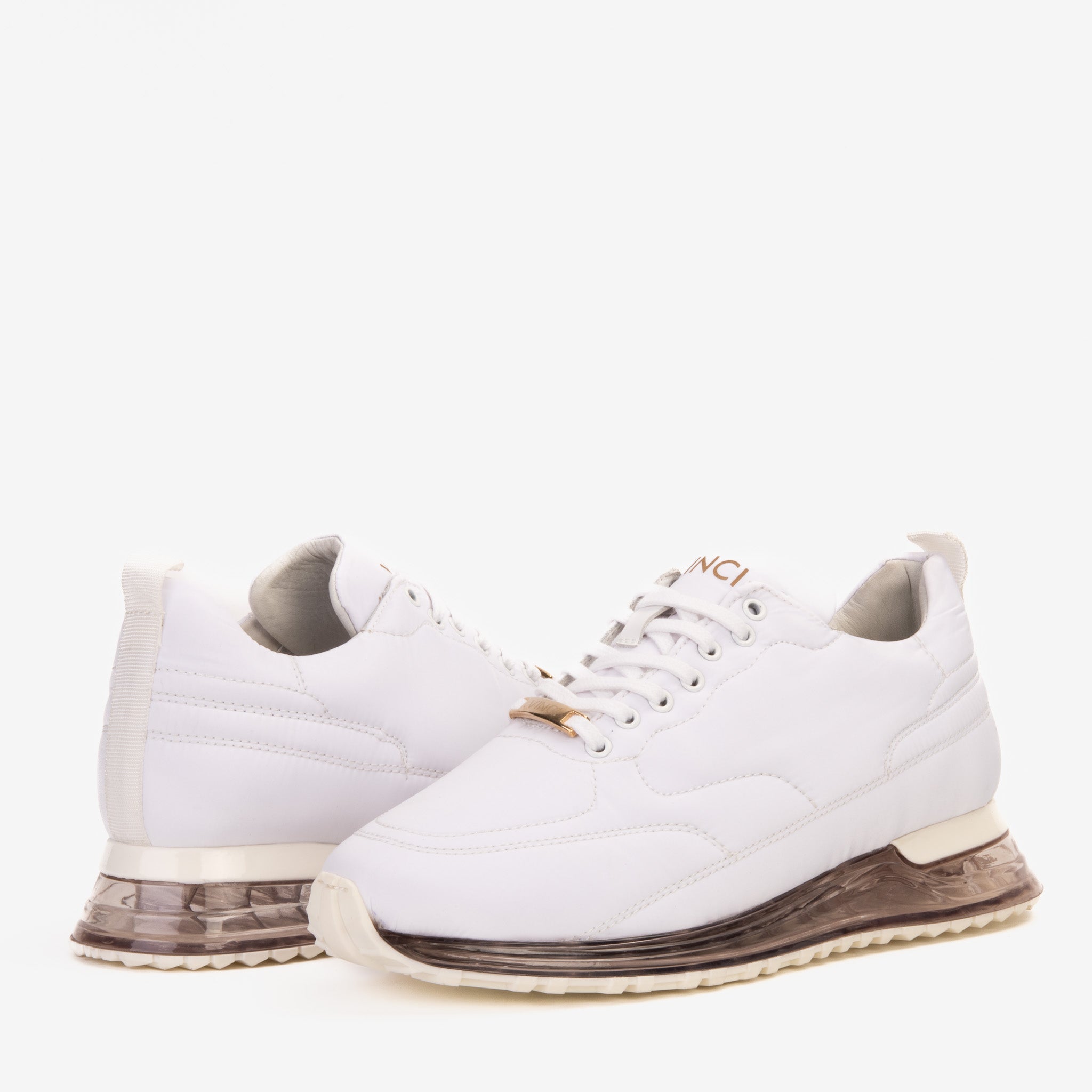 The Lexington White Sneaker - Vinci Leather