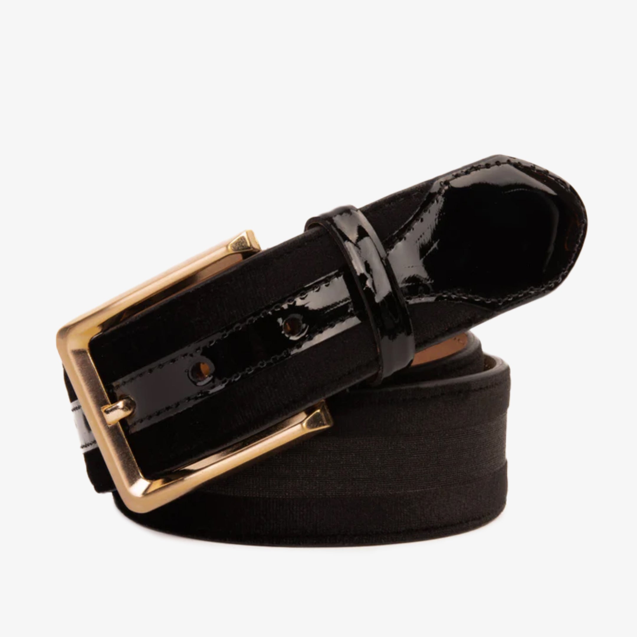 The Pontalto Black Leather Belt - Vinci Leather