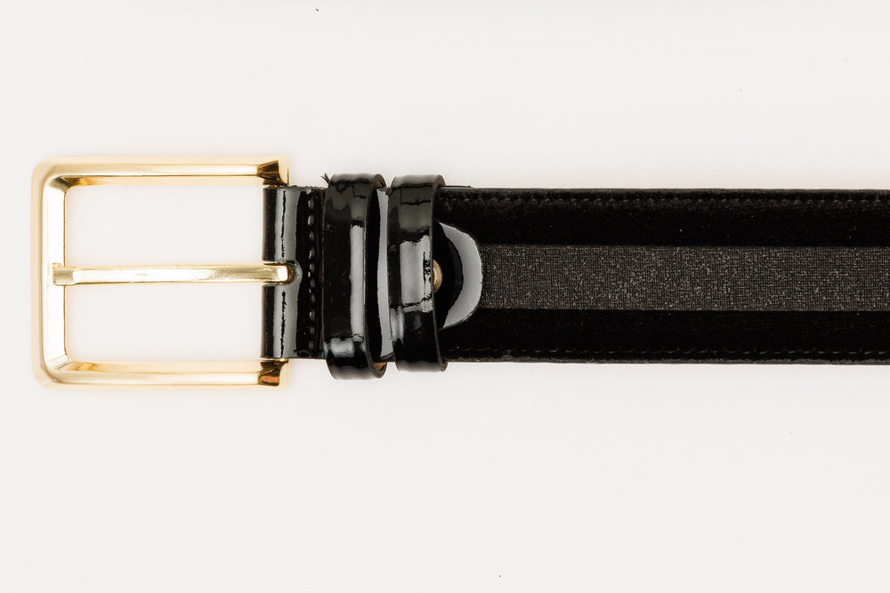 The Pontalto Black Leather Belt - Vinci Leather