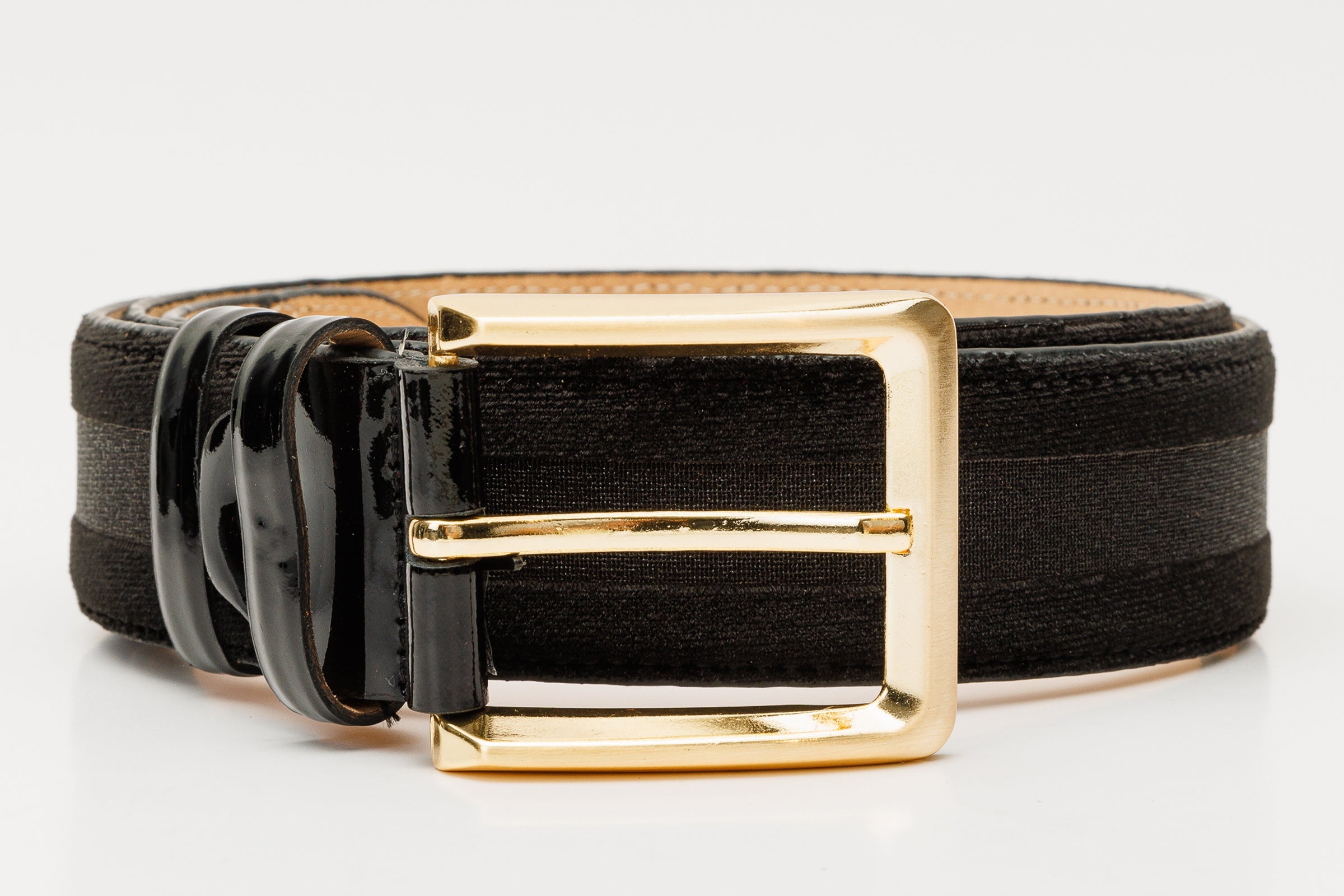 The Pontalto Black Leather Belt - Vinci Leather
