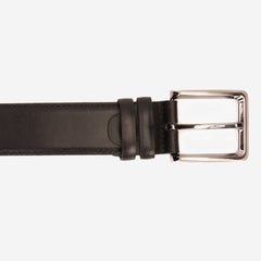 The Bogota Black Calfskin Belt - Vinci Leather