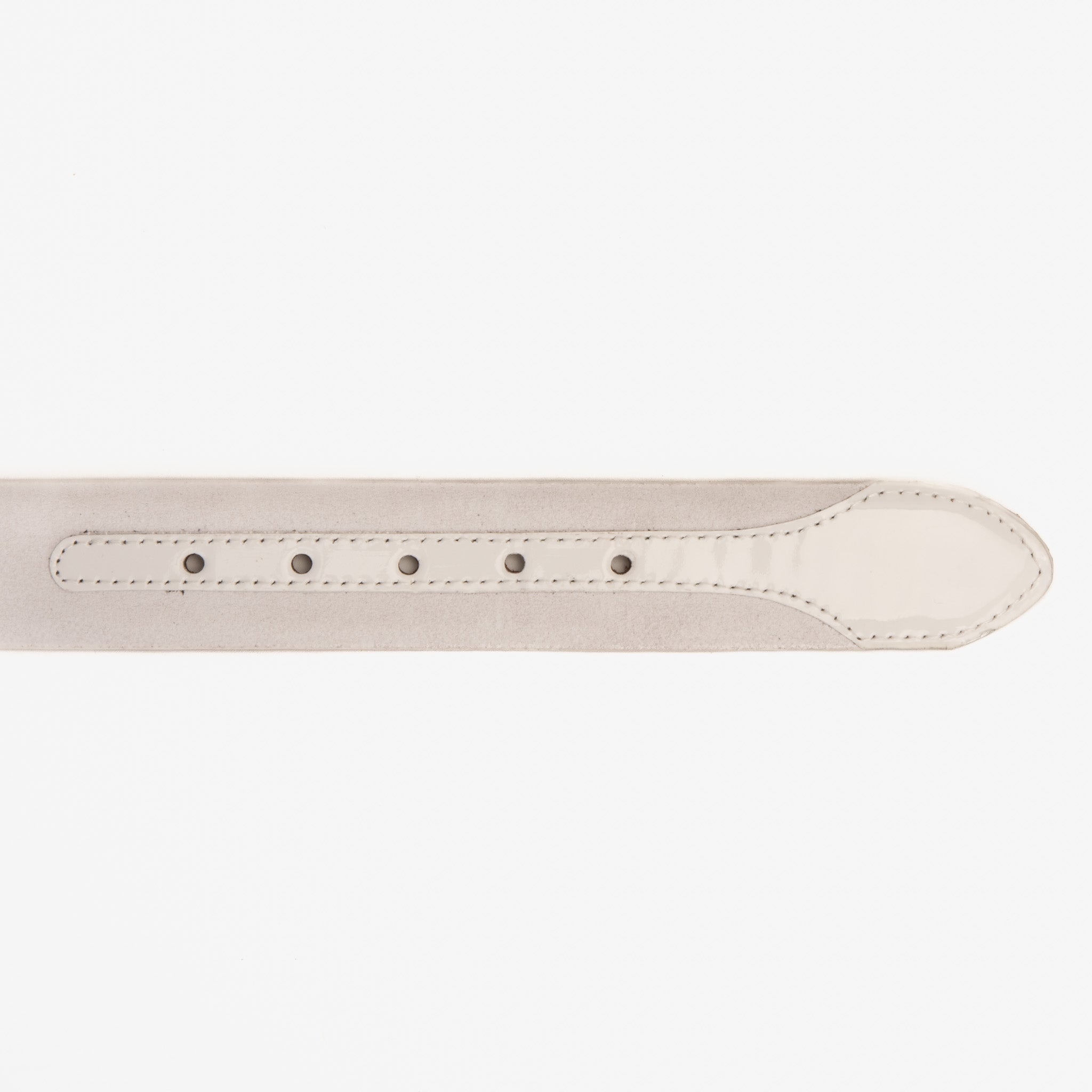 The Eugene White Gold Woven Leather Belt - Vinci Leather