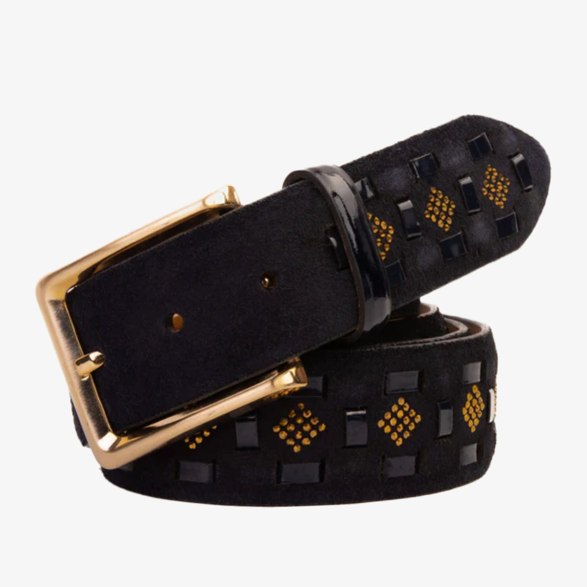 The Vicino Navy Leather Belt - Vinci Leather
